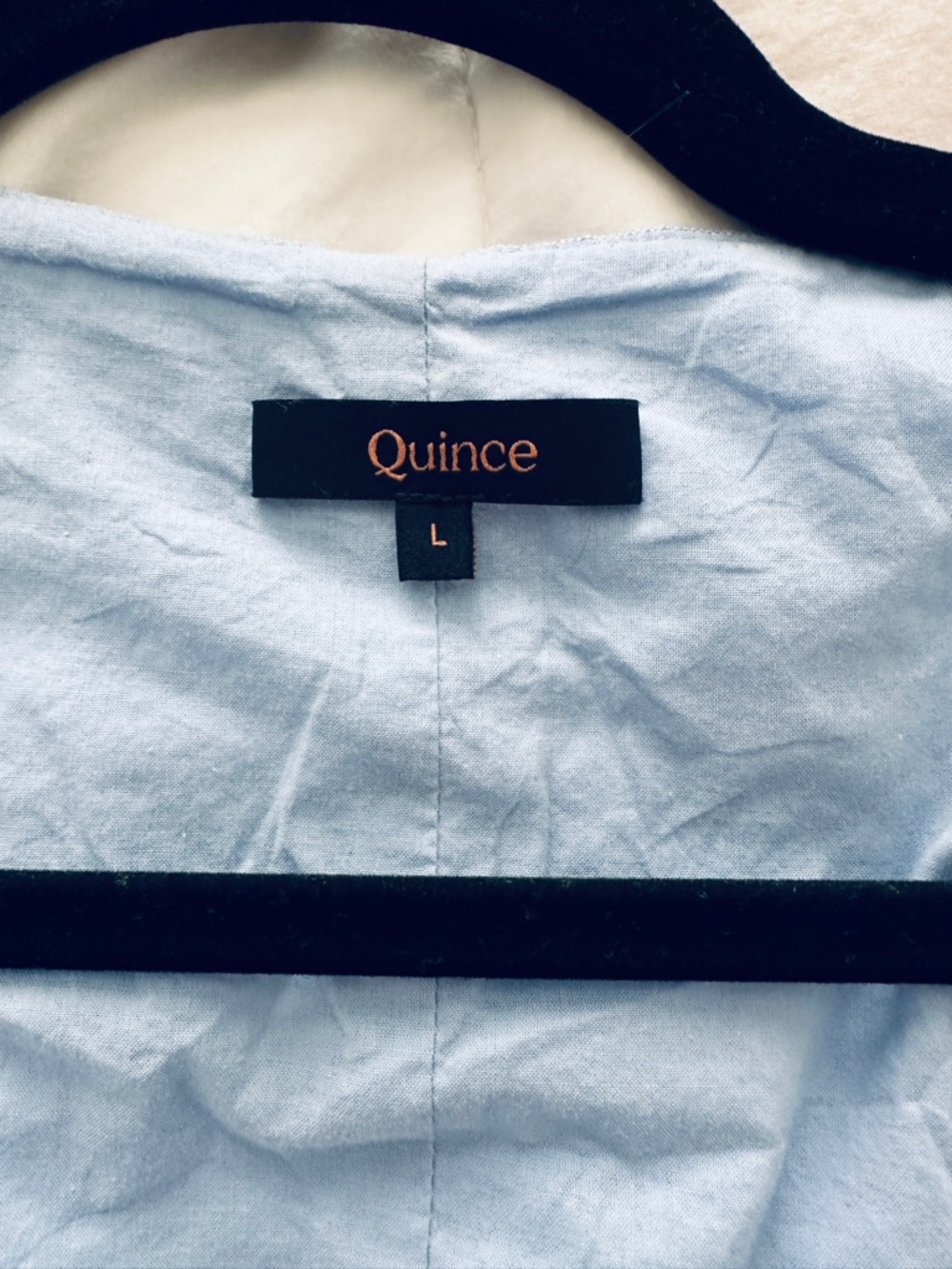 QUINCE 100% EUROPEAN LINEN VEST IN FRENCH BLUE SIZE LARGE - Picture 6 of 7